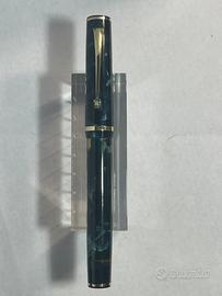 Penna Italstilo celluloide blu marble