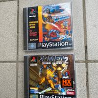 X MEN 1 e 2 PS1 giochi