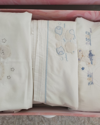 Set lenzuola Lettino 3 pezzi