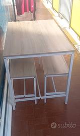 tavolo con 2 panchine