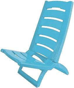 Spiaggina Plastica Blu Richiudibile