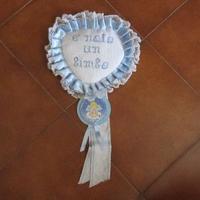 Fiocco Nascita (Coccarda- Cuscino)