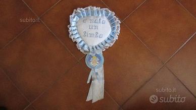 Fiocco Nascita (Coccarda- Cuscino)