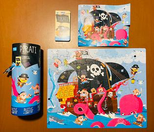 Sassi junior puzzle pirati con libretto 6+