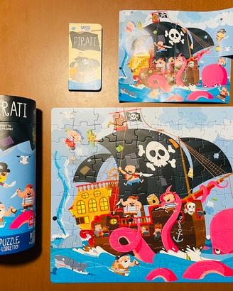 Sassi junior puzzle pirati con libretto 6+