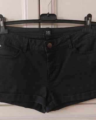 Pantaloncini a jeans neri S
