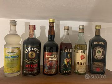 Liquori  vari lotto di 6 bottiglie Vintage