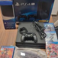 PlayStation 4 Pro 1TB+supporto verticale+4 giochi