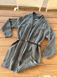 Cardigan con cintura