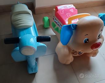 Giochi cavalcabili bimbo (moto + cane)