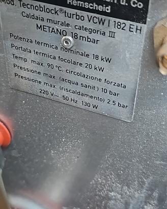 CALDAIA VAILANT TECNOBLOCK TURBO