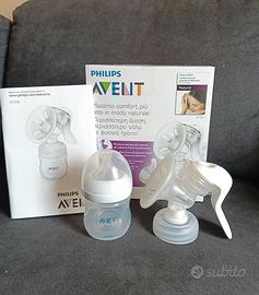 Tiralatte Philips Avent manuale biberon, silicone
