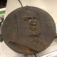 Tondo  bassorilievo in bronzo iil duce