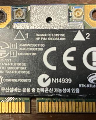 Scheda di Rete PCI-E Mod. RTL8191SE 