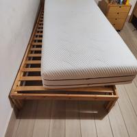 ,Letto ikea+ doghe+ matterasso