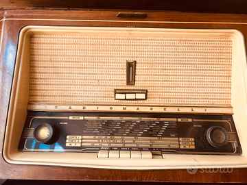 Radio a Valvole Radiomarelli,vintage legno