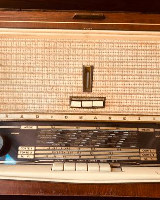 Radio a Valvole Radiomarelli,vintage legno