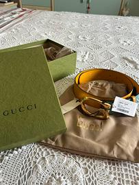 Cinta Gucci “Memorable Buckle”reversibile in pelle