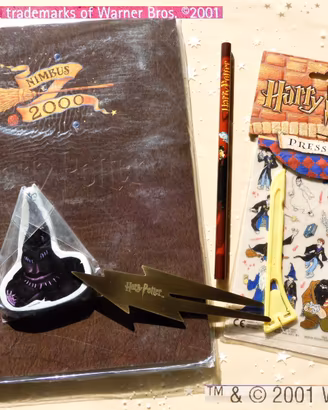 Vintage HARRY POTTER Segnalibro Trasferelli Gomma⚡