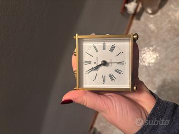 Orologio da tavolo schatz quartz in ottone