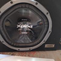 SUBWOOFER SONY 15"+AMPLIFICATORE 