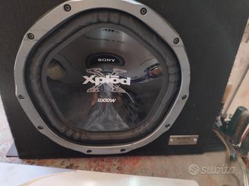 SUBWOOFER SONY 15"+AMPLIFICATORE 