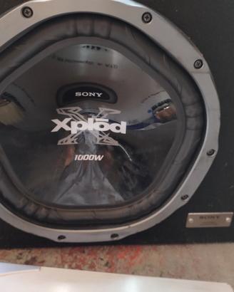 SUBWOOFER SONY 15"+AMPLIFICATORE 
