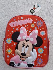 Zaino Scuola Minnie Disney 3D Incluso Accessori