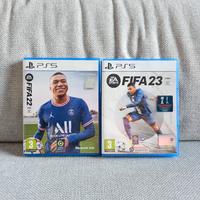 Giochi PS5 FIFA 22 e FIFA 23