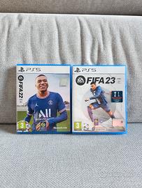 Giochi PS5 FIFA 22 e FIFA 23