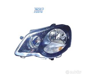 FANALE SINISTRO VOLKSWAGEN VW POLO VI 05-09 NERO