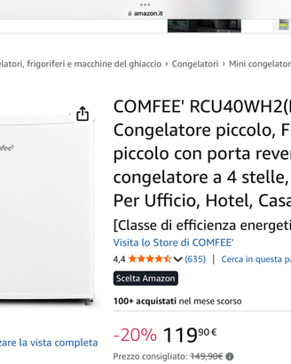 Congelatore piccolo