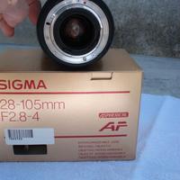 OBBIETTIVO ZOOM SIGMA ASPHERICAL 28-105 COME NUOVO