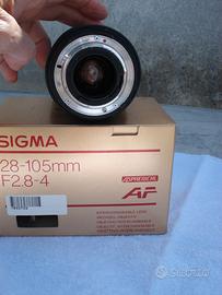 OBBIETTIVO ZOOM SIGMA ASPHERICAL 28-105 COME NUOVO