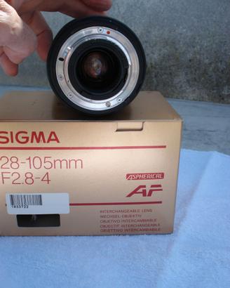 OBBIETTIVO ZOOM SIGMA ASPHERICAL 28-105 COME NUOVO