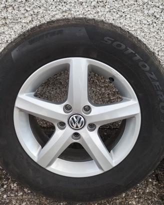 Cerchi in lega  da 16 pollici 5 fori per Tiguan 