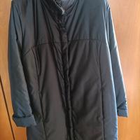 piumino lungo donna blu petrolio tg.52 "Persona"