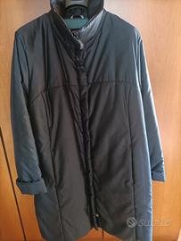 piumino lungo donna blu petrolio tg.52 "Persona"