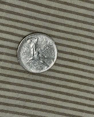 Moneta rara 50 lire 1963