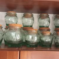 Barattoli vetro per dispensa tappo sughero