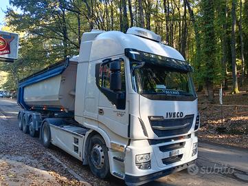 Trattore stradale manuale più semirimo ribaltabile