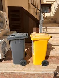Bidoni spazzatura condominiale 120 litri con ruote