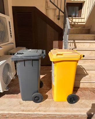 Bidoni spazzatura condominiale 120 litri con ruote