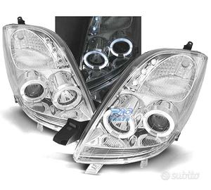 FARI TOYOTA YARIS 06-09 OCCHI ANGEL CCFL FONDO CRO