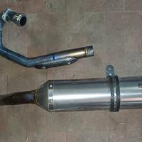 scarico completo Leo vince Husqvarna te 250 