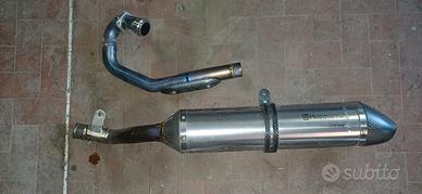 scarico completo Leo vince Husqvarna te 250 