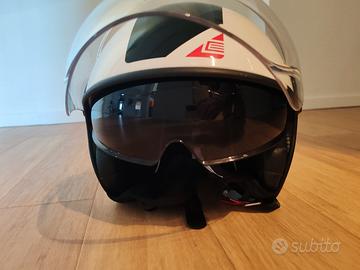 Casco  con doppia visiera 