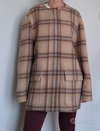 Cappotto coat Isabel Marant Efelia 34 tartan