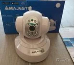 majestic wbc-720 webcam con rotazione - nuova 