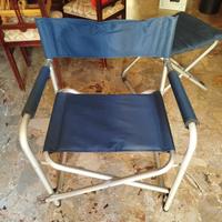 Sedia e sgabello pieghevoli